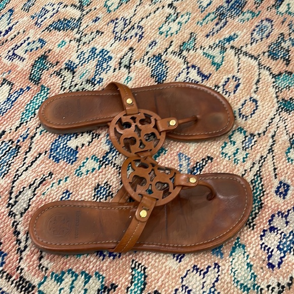 Tory Burch Logo Sandals - Picture 2 of 2